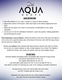 Infinity Aqua Drops - Black
