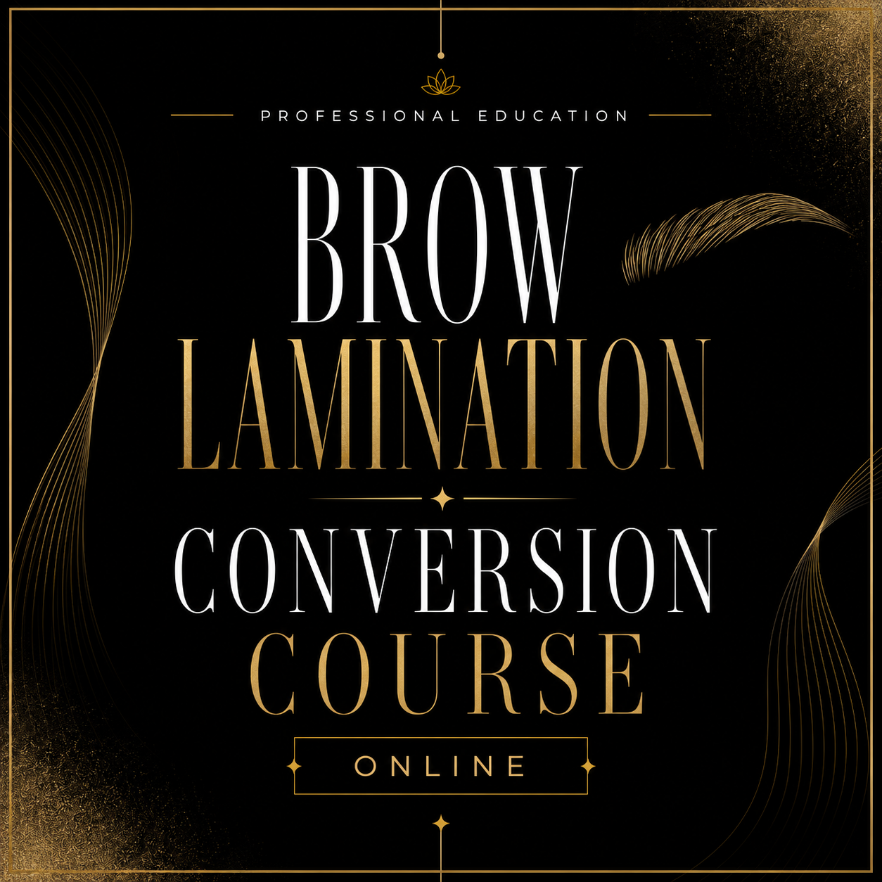 Brow Lamination Conversion Course Online