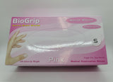 Bio Grip Nitrile Gloves - Pink